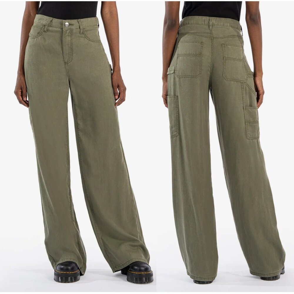 NEW Kut From The Kloth Women's Sienna High Rise Wide Leg Size 2